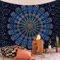 Wall Hanging Indian Mandala Tapestry Psychedelic Bohemian Home Decoration Aesthetic Living Room Background Cloth Beach Yoga Mat