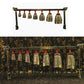 Bronze Meditation Gong With 7 Decorated Bells For Yoga Sound Healing And Relaxation Chinese Musical Percussion Instrument Set