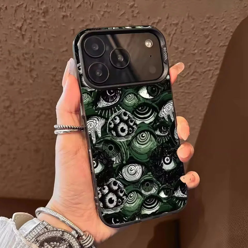 Blue evil eyes Phone Case for iPhone 17 16 15 14 13 12 11 Pro Max 16E iphone Air shock-proof rear cover anti-fingerprint