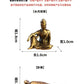 Micro Landscape Bronze Chinese Buddha Ancient Tea Ceremony Zen Moss Rockery Bonsai Sand Table Decorationfairy Garden Miniatures