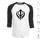 Khanda Hoodie Cotton Long Sleeve Khanda Sikhi Sikh Sikhism Religion Religious Punjab Punjabi Singh Kaur Sikh Symbol