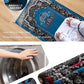Women Men Muslim Prayer Rug Worship Kneel Printed Floor Mat Protable Travel Prayer Rugs Ramadan Gift Soft Islamic Prayer Rug