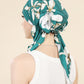 Muslim Fashion Print Hijab Turban Hats Long Tail Head Wraps Elastic Hijab Hats Breathable Chemo Cap For Women Girls