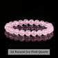 JD Natural Stone Beads Bracelet Amethyst Tiger Eye Crystal Quartz Agate Gem Beads Bangles Women Men Reiki Healling Jewelry Gift