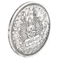 Retro Silver Ancient Coins Buddhist Thousand Hand Guanyin Heart Sutra Buddha Collection Commemorative Coins Gift