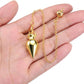 Silver Color Copper Metal Pendulum for Dowsing Divination Energy Reiki Healing Pointed Meditation Witch Spiritual Pendulos X092