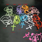 Luminous Glowing Rosary Necklace Plastic Catholic Cross Necklace Religious