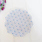 8pcs Chinese Blue White Porcelain Plate Party Decoration Plate Retro Wave Edge Plate Holiday Cake Plate Disposable Paper Plate