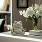 3D Printed Meditation Frog for Desk, Zen Decor & Unique Gift for Adults, Creative Mindful Relaxing Office Home Sculpture