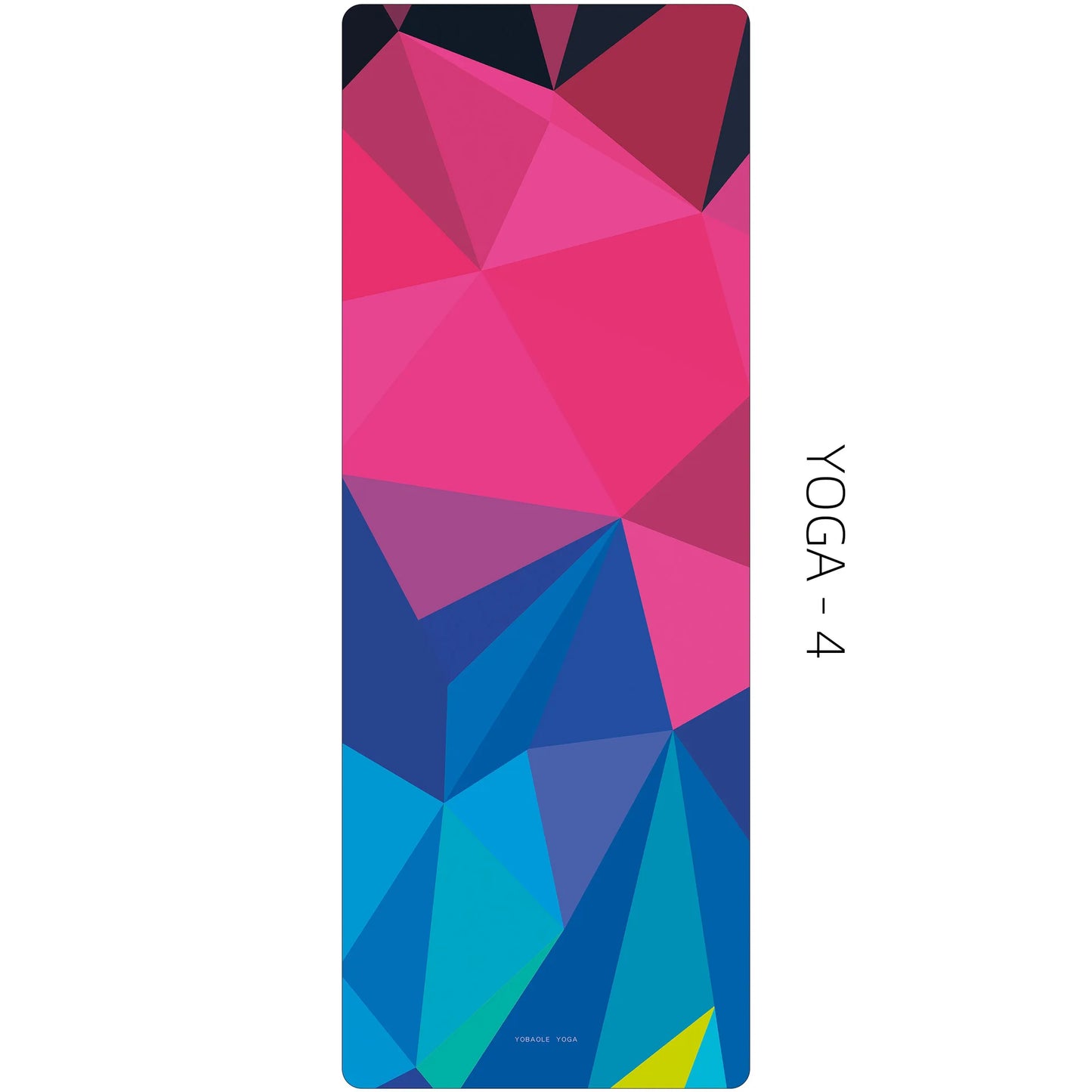 Zen Rhyme 1mm Natural Rubber Suede Yoga Mat Foldable Portable Anti-Slip Drape Gym Meditation Fitness Workout Gymnastics