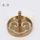 Incense Burner Accessories Copper Metal Lotus Cloud Hollow Out Printing Pressing Equipment Tools Chinese Living Room Incense