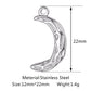 3pcs/Lot Stainless Steel Casting Sunburst Sun Moon Star Charms Pendant For DIY Necklace Bracelet Earrings Jewelry Accessories