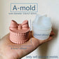 2pcs/Set Square Splicing Storage Box Mold Round Constellation Candle Vessel Candle Holder Concrete Mold DIY Home Decoration