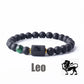 Zodiac Sign Bracelet Homme 12 Constellation Bangles Men Gemini Virgo Leo Libra Bracelet Women Friendship Gift Bracelet on Hand