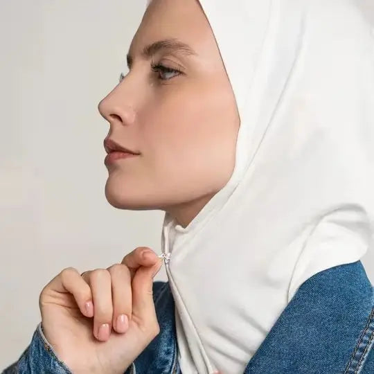Milk Silk Modal Instant Muslim Hijab Inner Cap With zipper Underscarf Hijab Women Islam Turban Headband Ramadan Headscarf Cap
