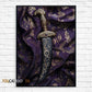 King Arthur and Excalibur Sword in The Stone Sikh Kirpan Sword Excalibur Hilt Poster Canvas Painting Wall Pictures Home Decor