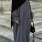Eid Muslim Dress for Women Abaya Bow Jalabiya Ramadan Lace Up Vestidos Largos Islam Arab Long Robe Morocco Dubai Kaftan 2025