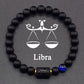 12 Zodiac Sign Bracelet Homme Constellation Bracelet for Men Aries Virgo Leo Libra Charm Bangle Women Friendship Jewelry on Hand