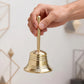 Sound-producing Solid Brass Call Bell Polishing Crisp Sound Hand Bell Vintage with Bell Clapper Bell Desktop Ornaments