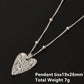 1Pc Religious Christian Catholic Sacred Heart Pendant Necklaces Stanless Steel Gothic Moth Textured Love Collares Jewelry