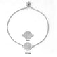 Stainless Steel St Benedict Medal Bracelet Metal San Benito Bracelet Adjustable Box Chain Bohemia Bracelet