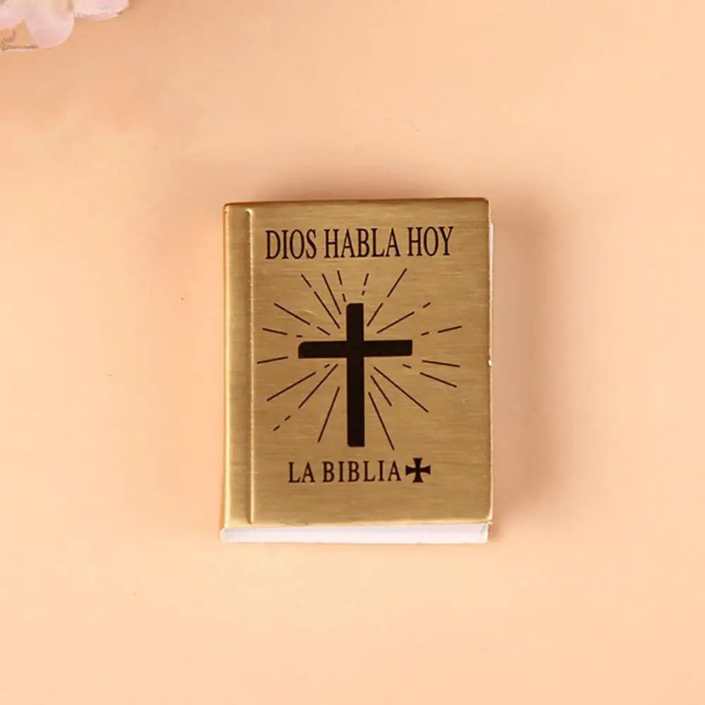 Christian Bible Spanish Pendant Keychain Bag Car Hanging Key Ring Birthday Gift Key Chain Bag Charms Keychains