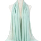 New Fashion Women Solid Chiffon Headscarf Ready To Wear Instant Hijab Scarf Muslim Shawl Islamic Hijabs Arab Wrap Head Scarves