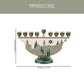 9 Branch Candle Holder for Hanukkah Menorah Candelabrum 9 Head Candlestick Stand for Christmas Party Wedding Celebration Decor