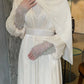 Party Dresses 3 Piece Set for Women Muslim Abaya with Scarf Long Cardigan Robe Vestidos Sashes Dubai Abayas Eid Ramadan Jalabiya