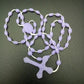 Luminous Glowing Rosary Necklace Plastic Catholic Cross Necklace Religious