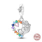 Charms Bead 925 Sterling Silver Virgin Mary Cross Pendant Bead Fit Original Bangle Bracelet DIY Fine Jewelry For Women Gift Hot