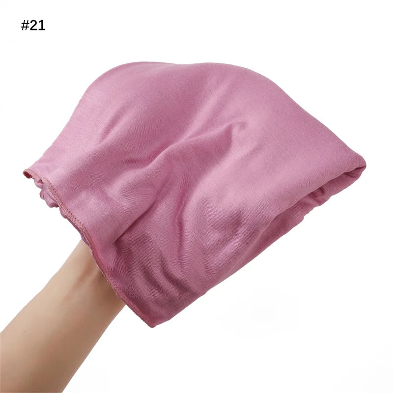 80*180cm Modal Rayon Cotton Muslim Jersey Hijab Women Solid Color Scarf Ramadan Long Shawl Plain Soft Turban Wraps Headband