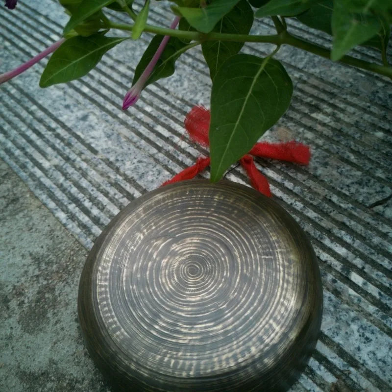 Bronze Cloud Gong Handmade High Volume Gongs Chinese Sound Therapy Practice Gongs Portable Handheld Gong Percussion Instrument