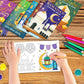16PCS Ramadan Eid Mubarak Party Mini Coloring Book Graffiti Painting Book for Muslim Party Supplies