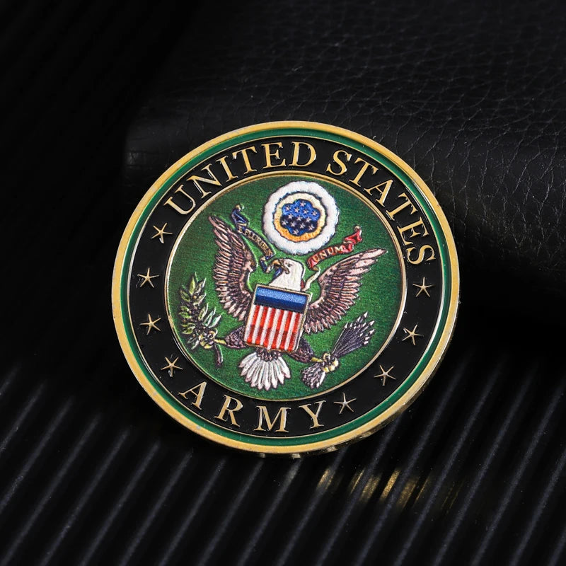 Free Design Stamping Dies 3d Zinc Alloy Challenge Coin Custom Engravable Metal Coins Double Commemorative Souvenir Coin