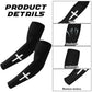 1Pair Cross UV Cooling Arm Sleeve Christian Compression Arm Sleeve Youth Football Baseball Volleyball Sports Cycling Working