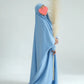 Ramadan Muslim Dress Girls Kids Prayer Garment Hijab Dress Child Hooded Abaya Full Cover Niqab Islam Dubai Eid Robe 2026 Jilbab