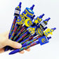 20 pieces Ramadan auspicious roundball pens, with star and moon pattern, specially designed for Islamic festival gifts.