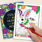32 Pages Color By Number Mandala Coloring Book for Adults Relaxation Stress Relief Mindfulness Anti-Anxiety Therapy Gift