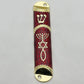 10.6cm Door Mezuzah Case Symbol of Prosperity Handcrafted Front Door Decoration for Welcoming and Protection Multipurpose