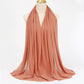 Muslim Chiffon Hijab Scarf Women Long Solid Color Head Wrap For Women Hijabs Scarves Ladies Muslim Veil Jersey Hijabs