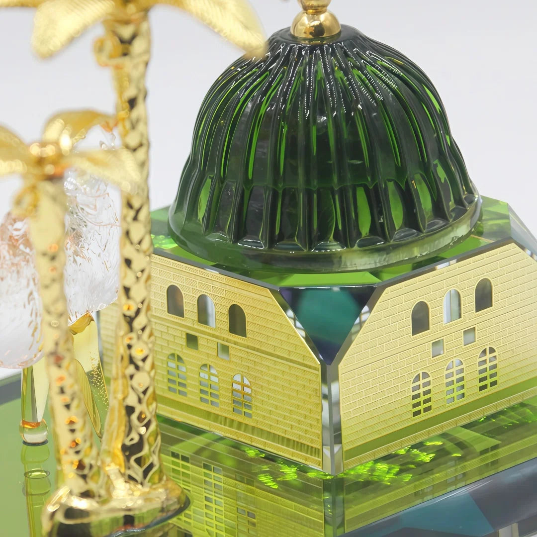Muslim Kaaba Model Islamic Religious Ornament Kaaba Tianfang Camel Decoration Religious Miniature Sculpture Kaaba Collectible