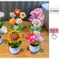 Artificial Plants Decoration Potted Bonsai Small Tree Pot Fake Plant Potted zen garden Ornaments Table Home Room Decoration