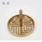Incense Burner Accessories Copper Metal Lotus Cloud Hollow Out Printing Pressing Equipment Tools Chinese Living Room Incense