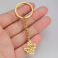 Dawapara Jewish Star Keychain Magan Star of David Chai Symbol Hexagram Pendant Judaica Jewelry Stainless Steel Keyring