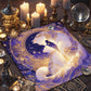Divination Altar Cloth Civet Cat Tarot Tablecloth For Tarot Card Reading Decorative Voo-Polyester Oracle Card Mat