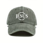 Adjustable baseball caps for men and women, Jesus wreath design, urban street style suitable for leisure and outdoor activities