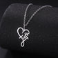 Unift Christian Faith Heart Necklace for Women Stainless Steel Vintage Religious God Bless Prayer Wedding Jewelry Gift Wholesale
