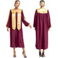 Women Church Clergy Robe Baptism Confirmation Officiant Costume Priest Preacher Dresses Choir Performance Praise Worship Dress