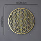 Ramadan&Eid Special  Flower of Life Metal Wall Art for Bedroom and Living Room Decor,Lotus Design as Accent Piece Above Couch